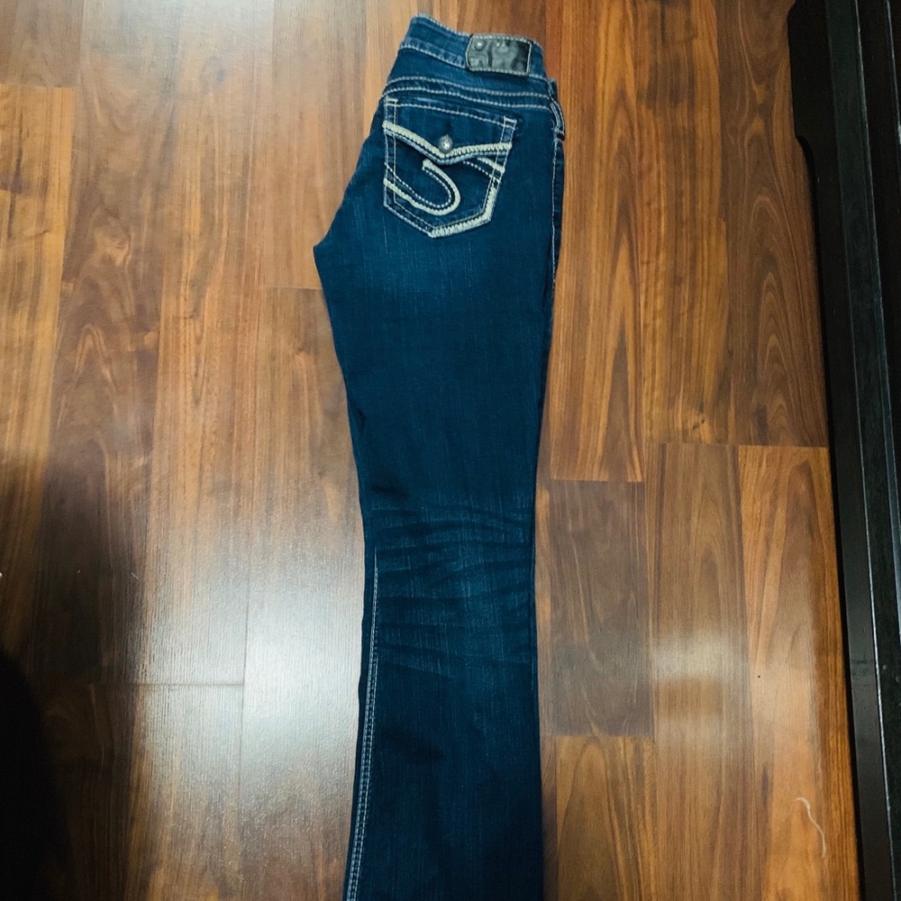 Silver jeans